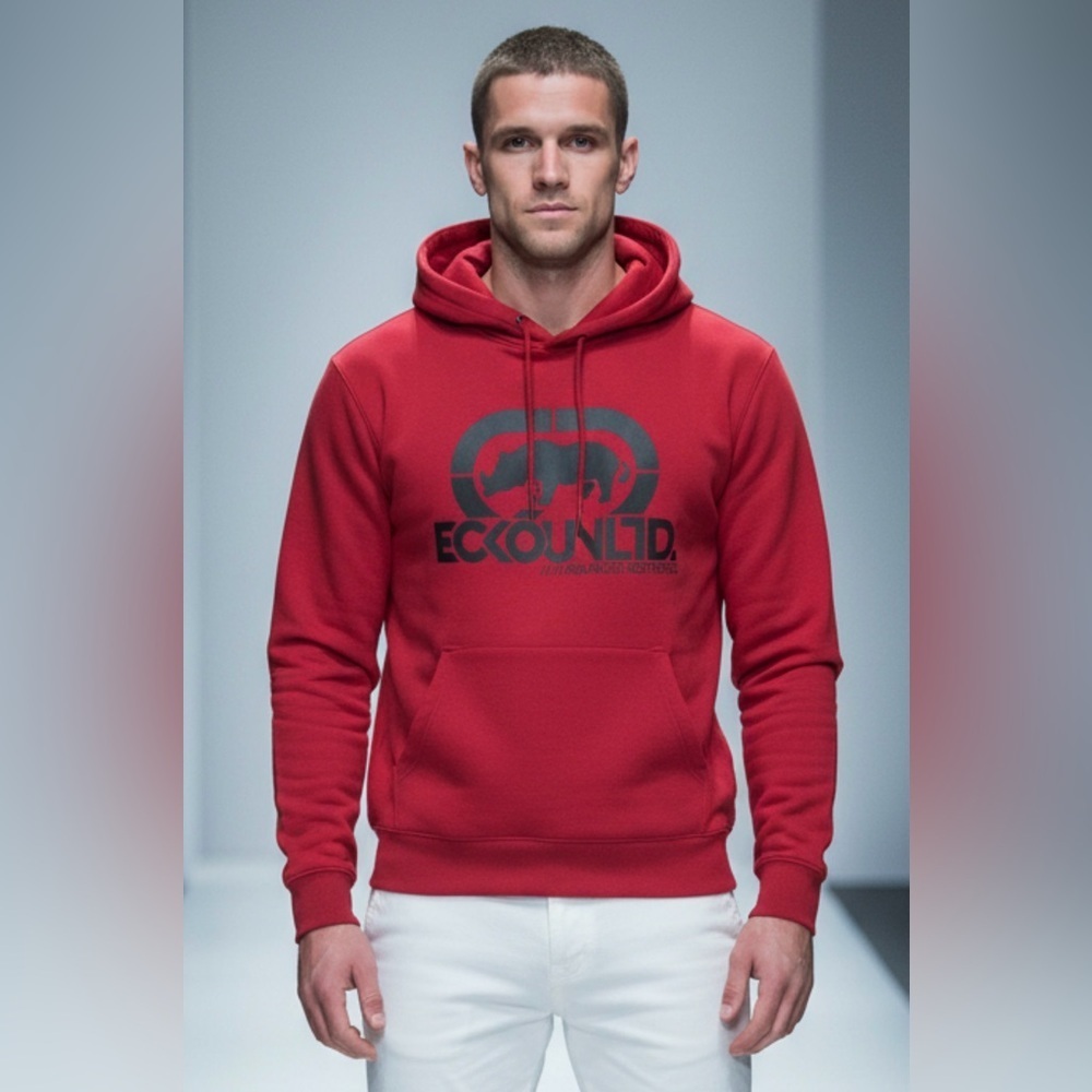 Ecko Unlimited Men's Bold Red Hoodie